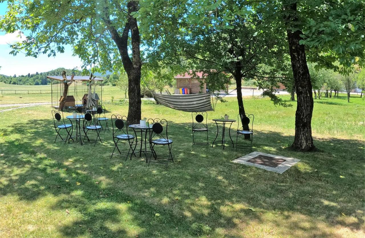 Guesthouse Idila Pod Nanosom Senozece Buitenkant foto