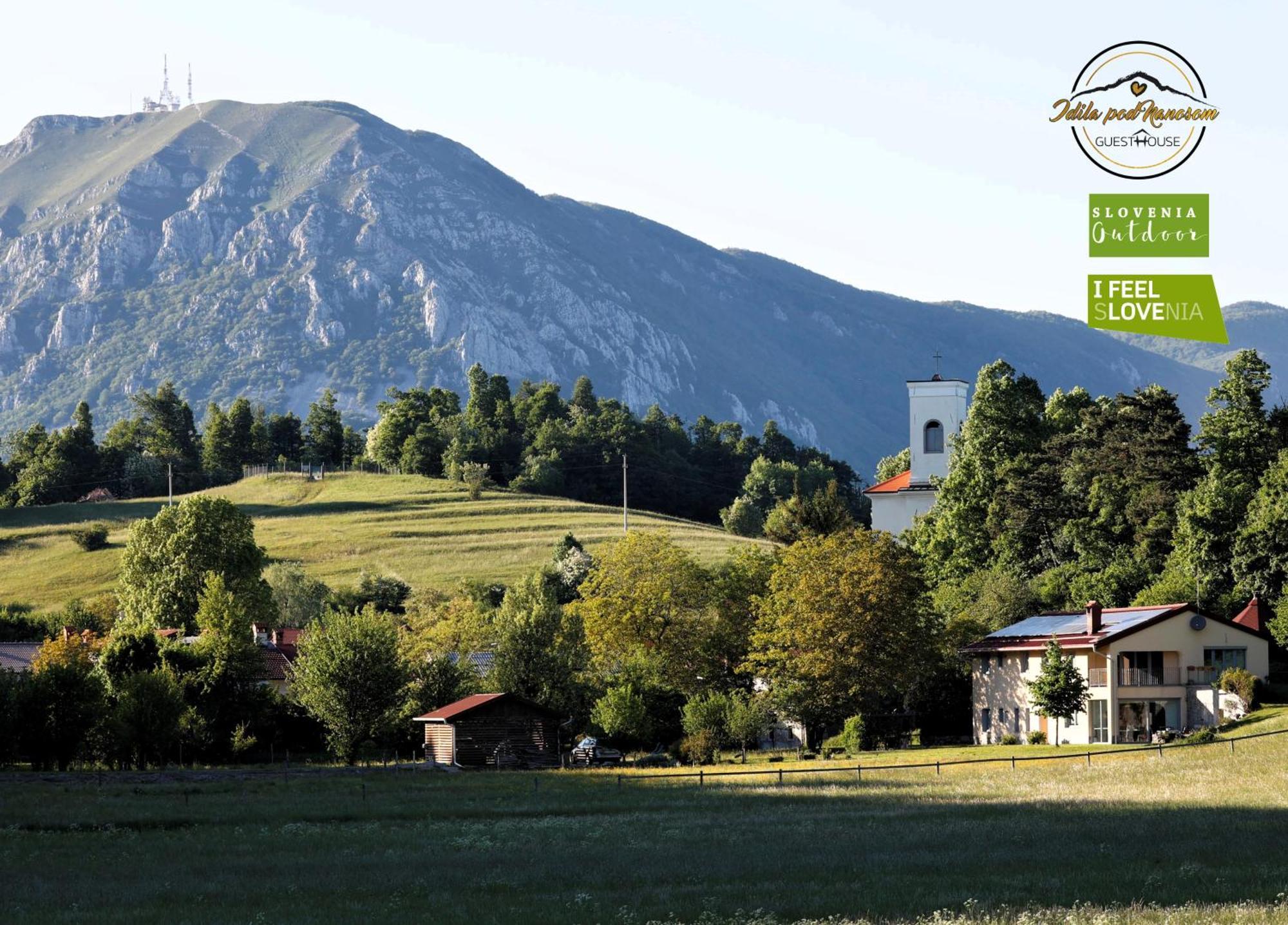 Guesthouse Idila Pod Nanosom Senozece Buitenkant foto